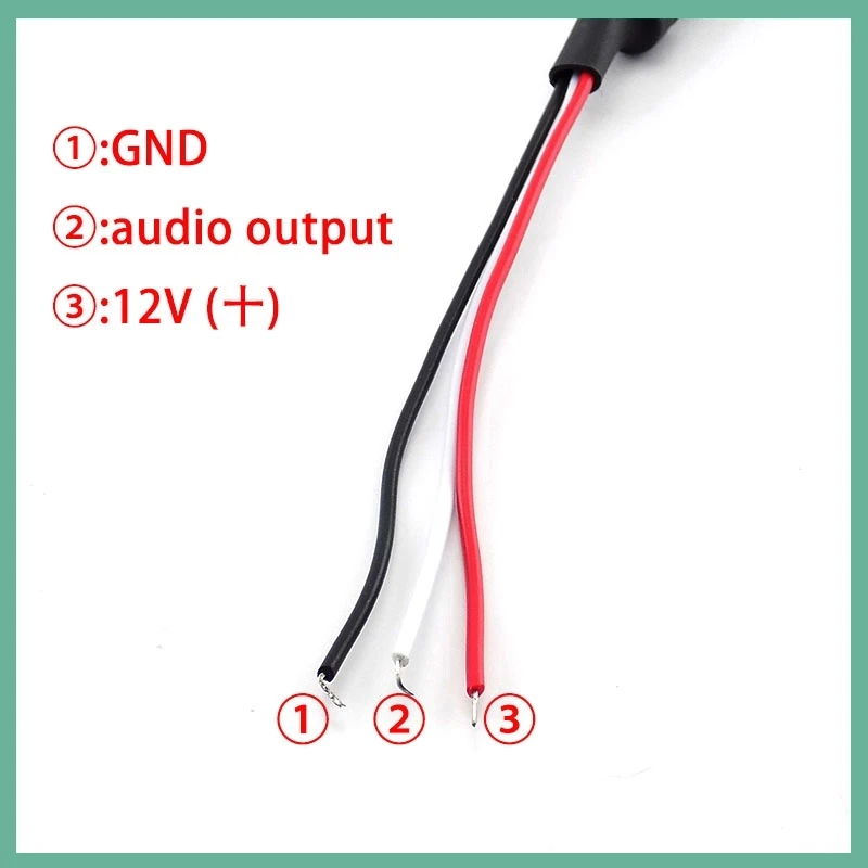 Sound Monitor Audio Pickup Device DC Power Cable Camera Micro CCTV Surveillance Mini Microphone CCTV System E3