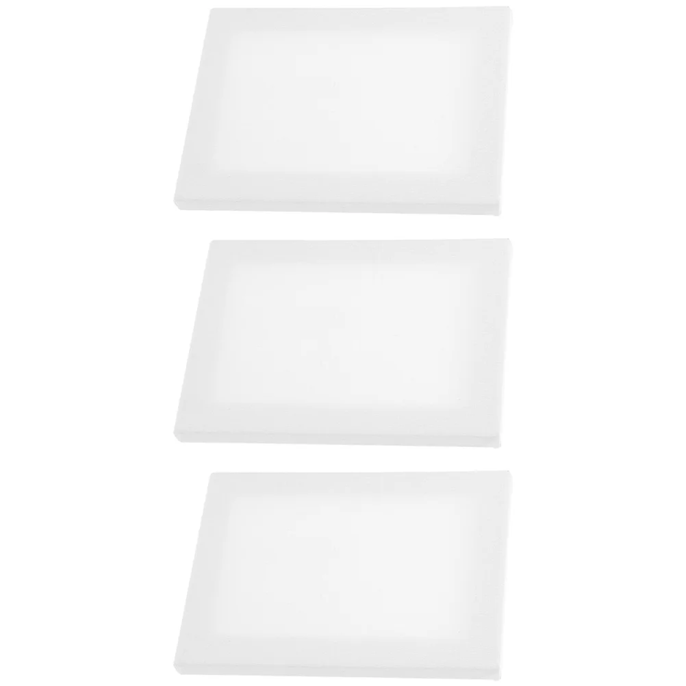 

3Pcs Bulk Canvases for Painting Oil Painting Boards Cloth Canvas Panels Multi-Function Artist Drawing Sketchpads
