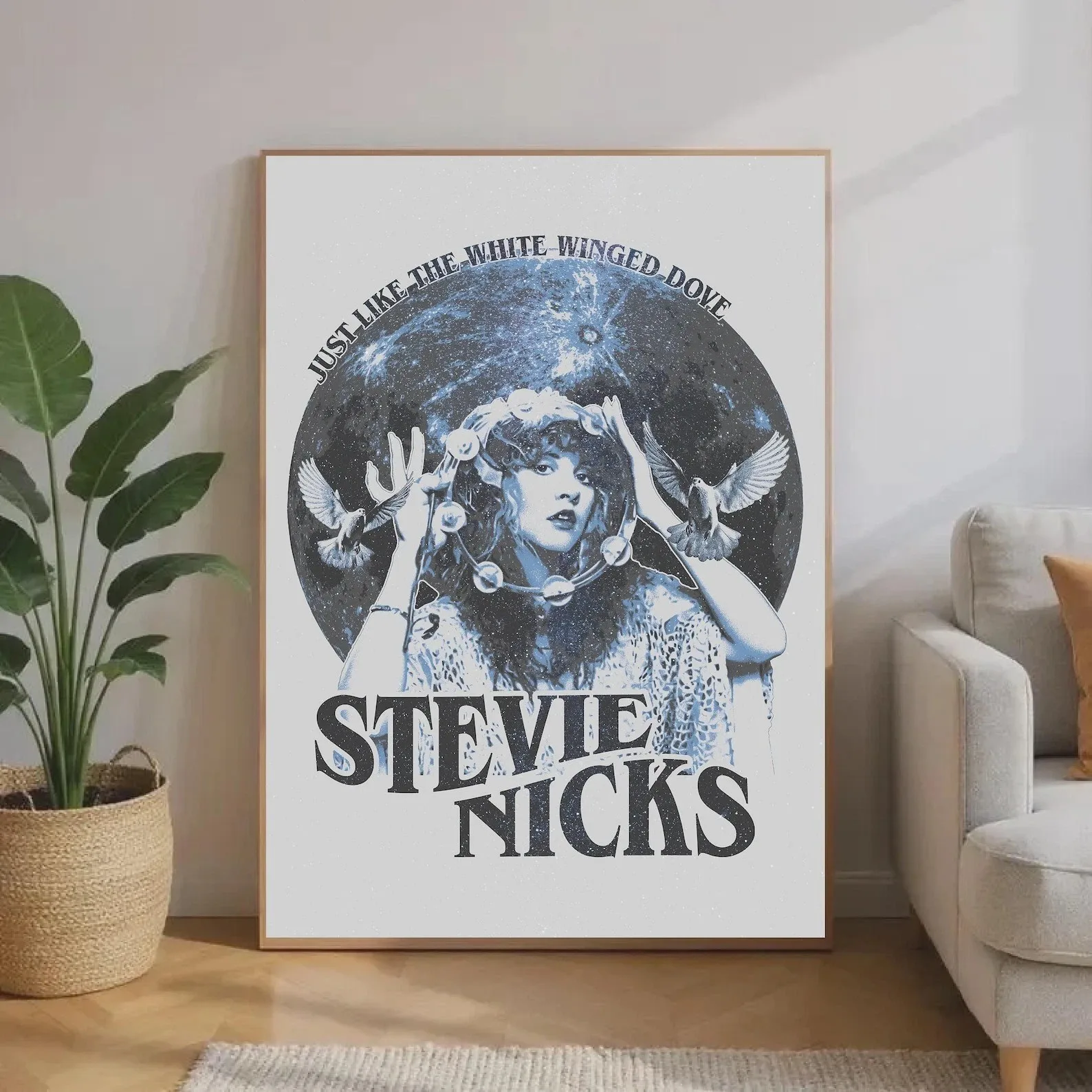 Don't Be A Lady Be A Legend, Vintage Stevie Nicks Poster Wall Art Rome Decoration