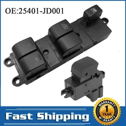 Electric Driver Passenger Window Control Switch Lifter Button for For Nissan Qashqai J10 2007 2008 2009 2010 2011 25401EB30B