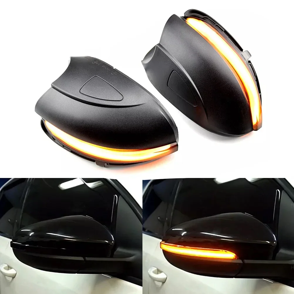 Dynamic Amber Indicator Dynamic Turn Signal High Reliability PMMA Lens Smoke Lens Color Car Exterior For Golf 6 2008-2014