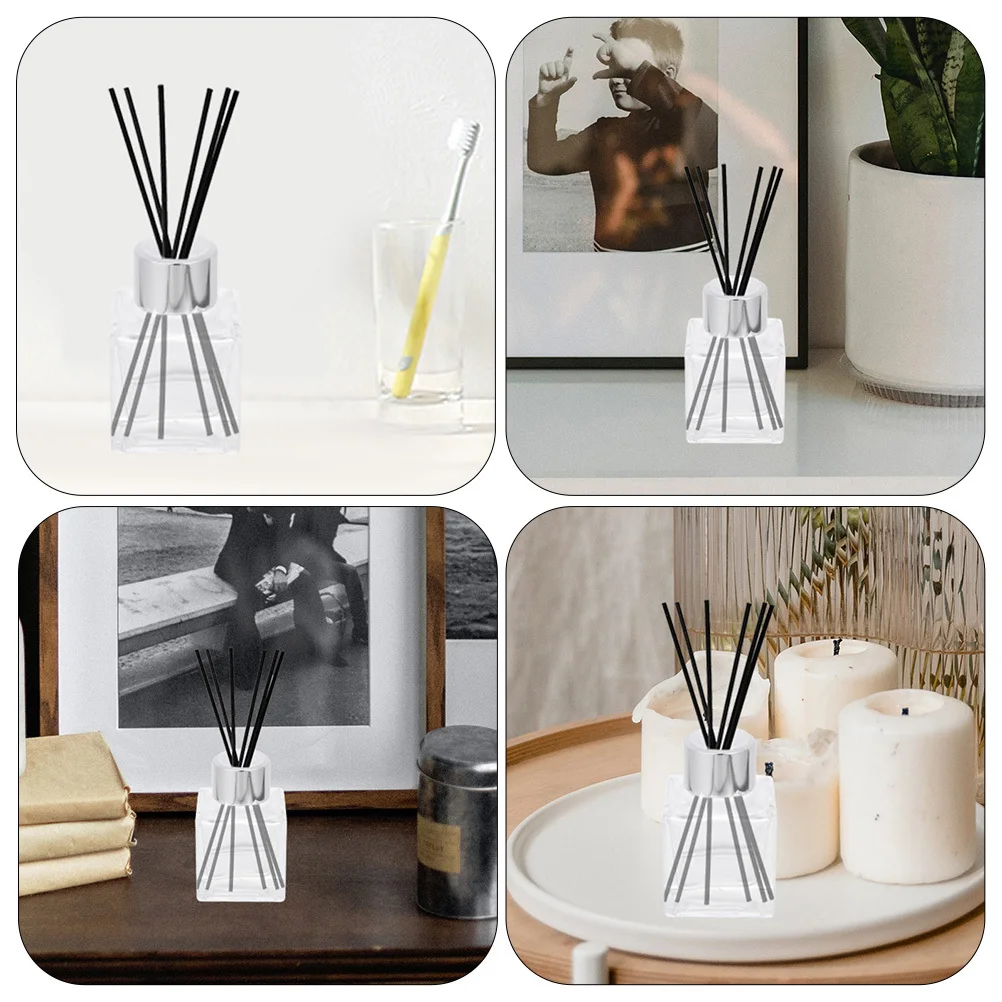

Glass Diffuser Bottle White Small Empty Aromatherapy Container Mini Vase Aroma Release Essential Oil Bottle for Office