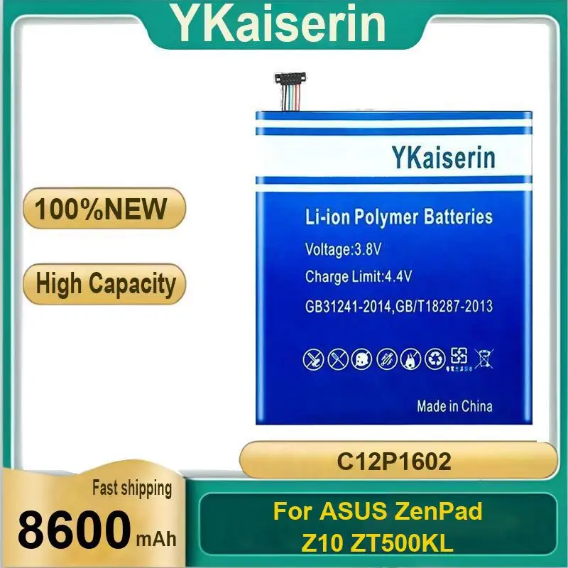 

For Asus Zenpad Z10 ZT500KL C12P1602 Stable Power Supply High Capacity Laptop Battery 8600Mah