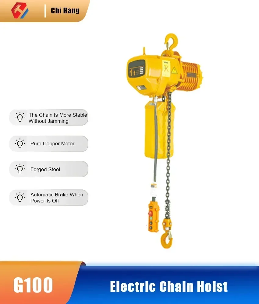 

Electric Hoist Sports Car 380V Ghost Head Chain Electric Hoist 3 Ton 4m Chain Type Lifting Crane