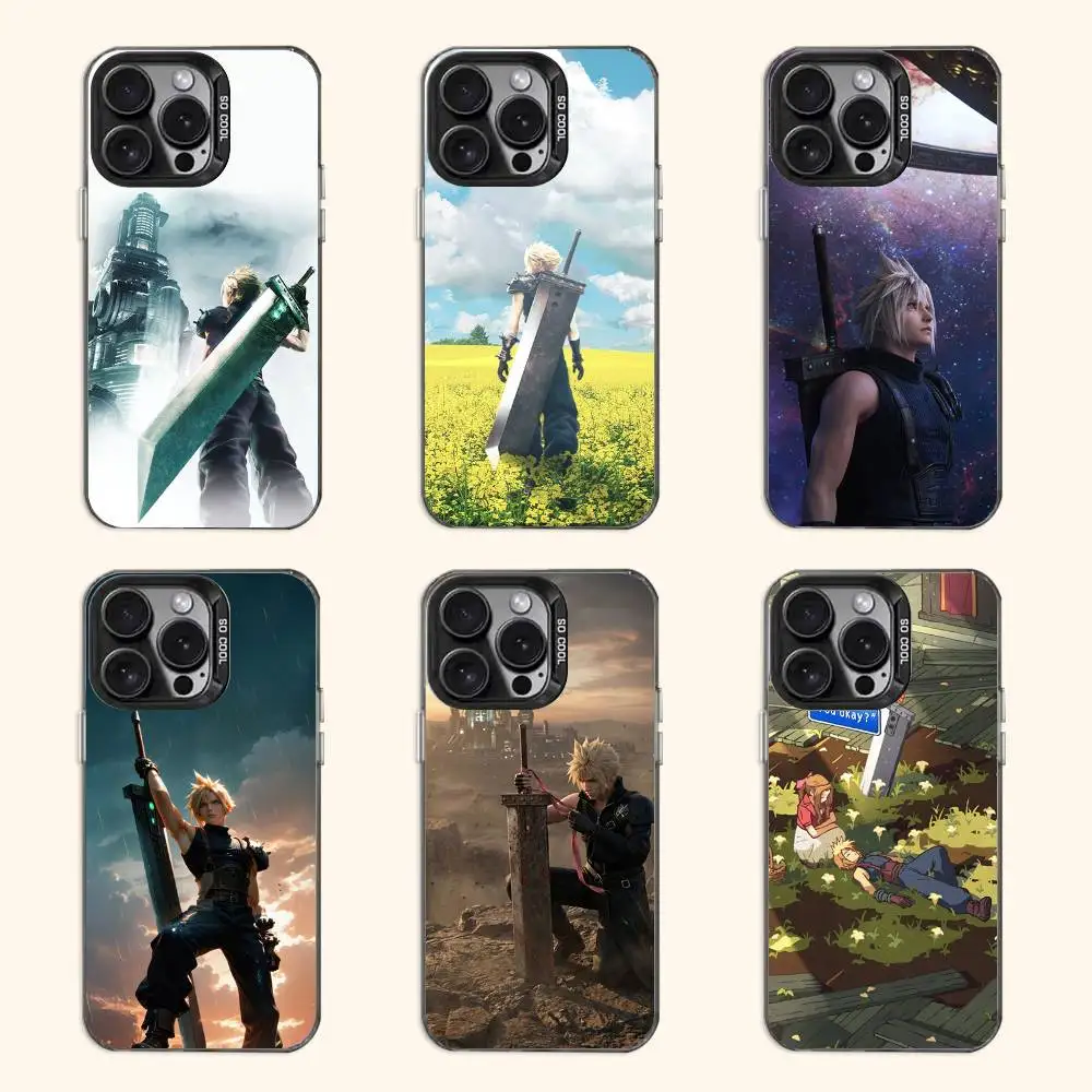 

Game Figure C-Cloud Phone Case For iPhone 17 16e 16 15 14 13 12 Pro Max X XR XS MAX Back Cover