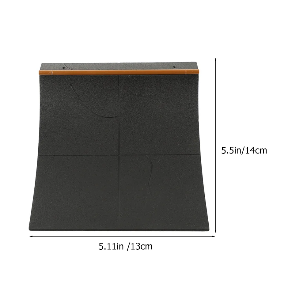 2 stücke Finger Skateboard Rampe Kit Premium Kunststoff Mini Skate Park Hindernis Für Kinder Griffbrett Training Kind Sport Geschenk