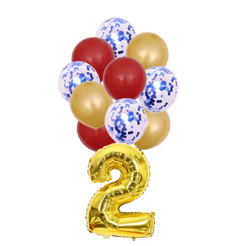 Balloon Boy Birthday Party Decoration Baby Shower Children's Gift Home Garden Creative 32 inch Digital Balloon Decoration