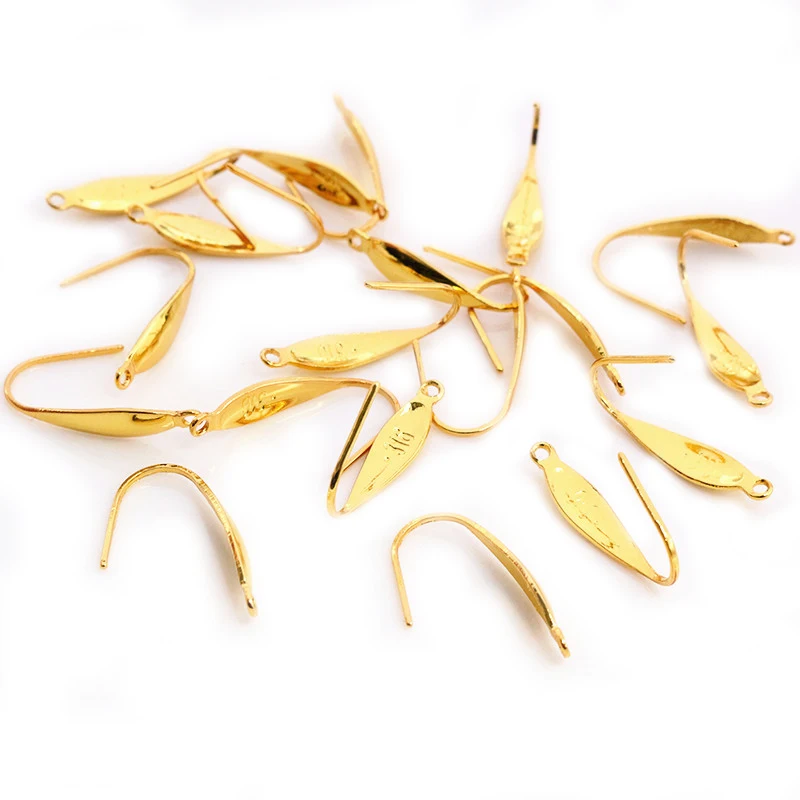 20*10mm 20pcs/Lot 316 Stainless Steel Gold Rose Gold High Quality Earring Hooks Wire Settings Base Settings Whole Sale