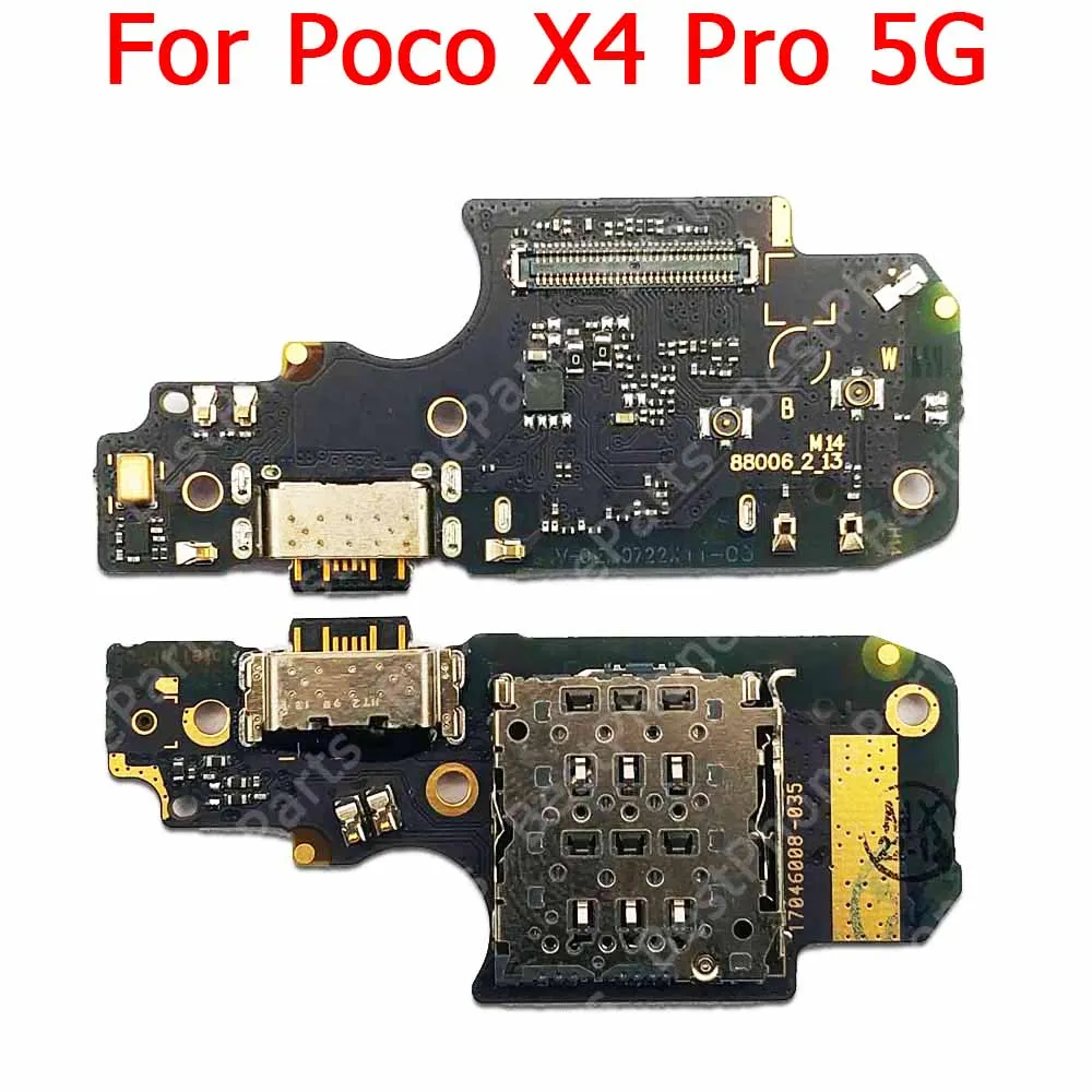 Charge Board For Xiaomi Poco X3 NFC X4 GT X5 Pro 5G Charging Port Usb Connector Pcb Dock Plate Mobile Phone Parts