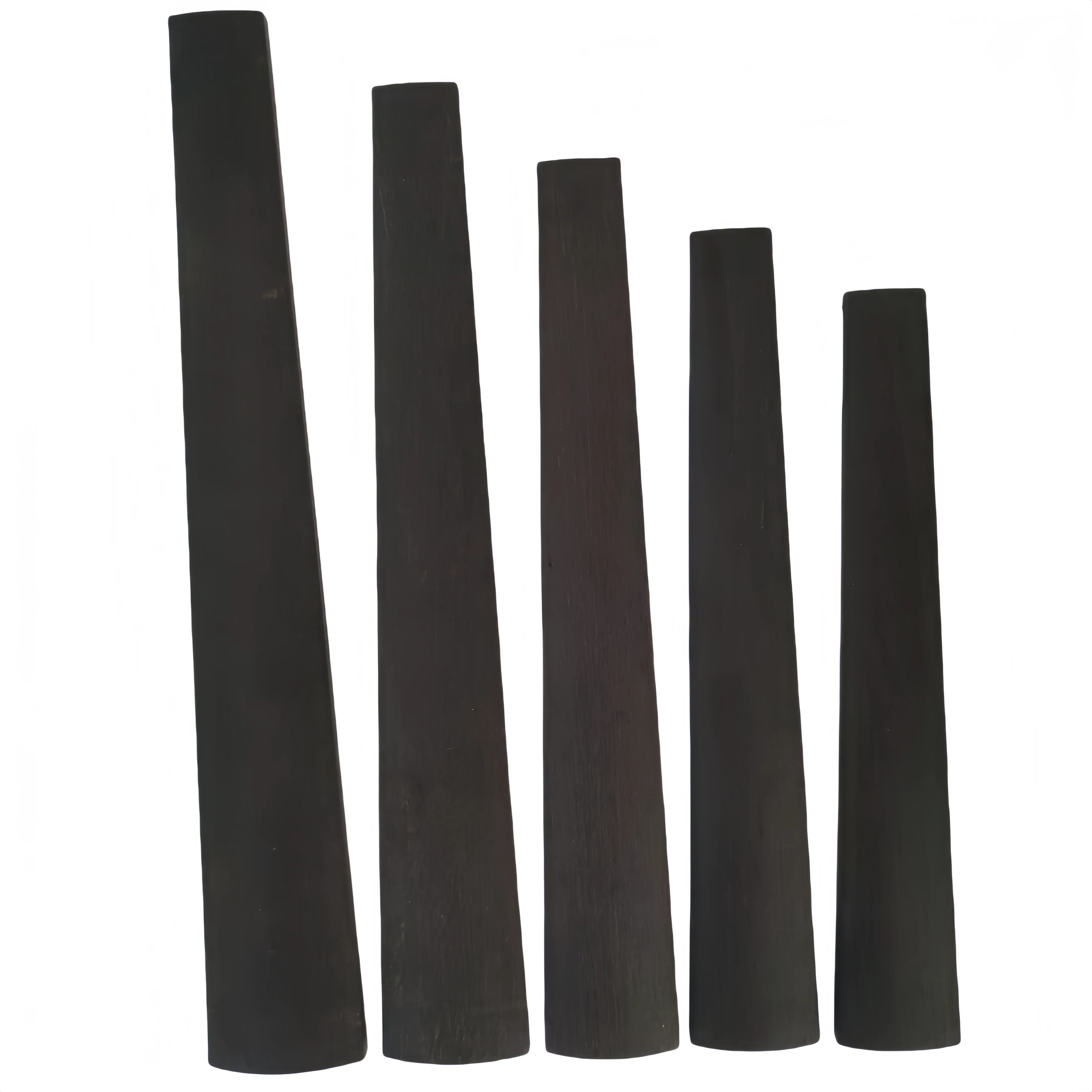 6pcs high quality Ebony Violin Fingerboard 4/4 3/4 1/2 1/4 1/8 size Viola 16