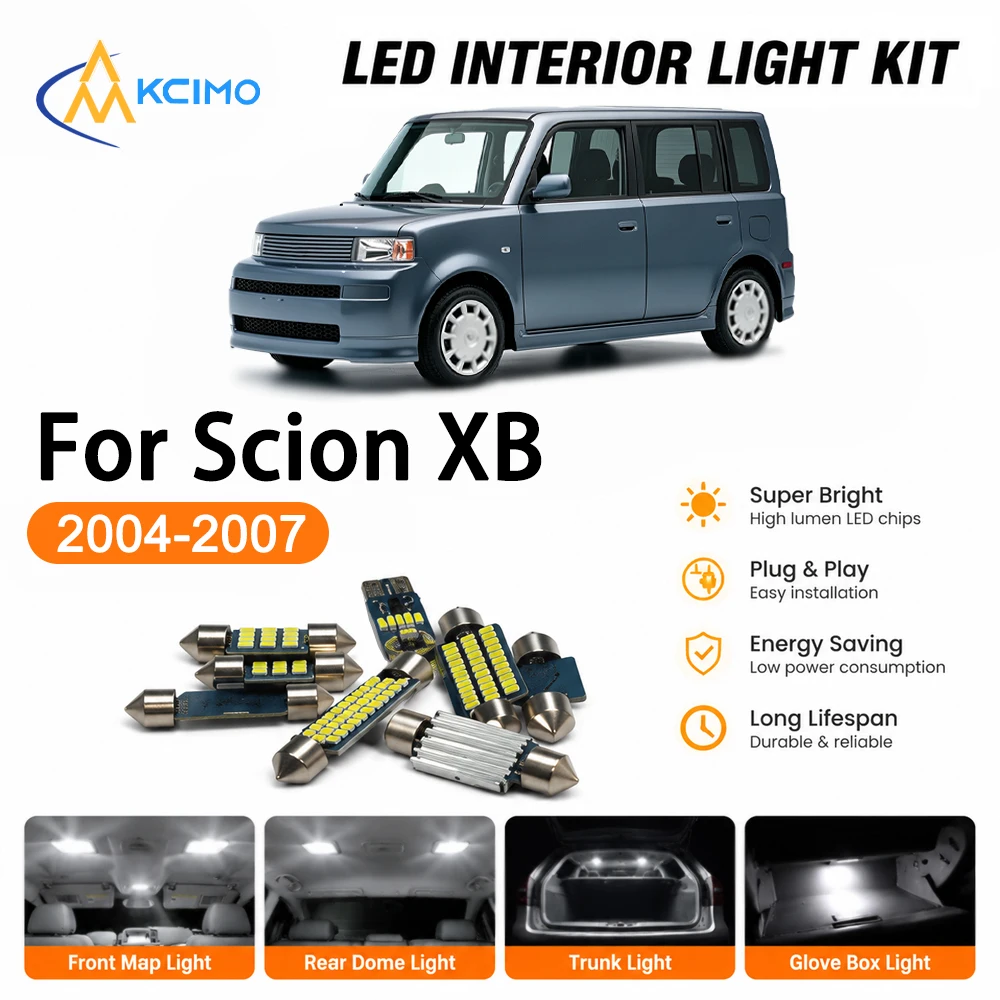 High Quality Atmosphere LED Interior Lightng Kit For Scion	XB 2004-2007, Super Bright Easy Install Cozy Map Light Reliable