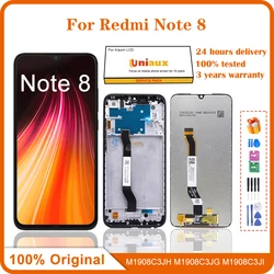 Écran tactile LCD de remplacement pour Xiaomi Redmi Note 8, 6.3 pouces, original, M1908C3JH, M1908C3JG