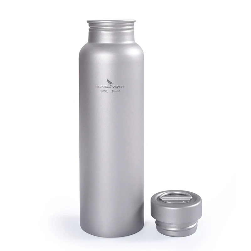 

Титановая бутылка для воды Boundless Voyage 800 мл, герметичная посуда для занятий спортом на открытом воздухе, для путешествий, кемпинга, пикника