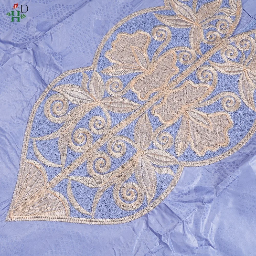 African For Men Women Agbada Couple Traditional Muslim Ramadan Embroidery Wedding Party Thobe Bazin Riche Outfits Blue Robe Suit