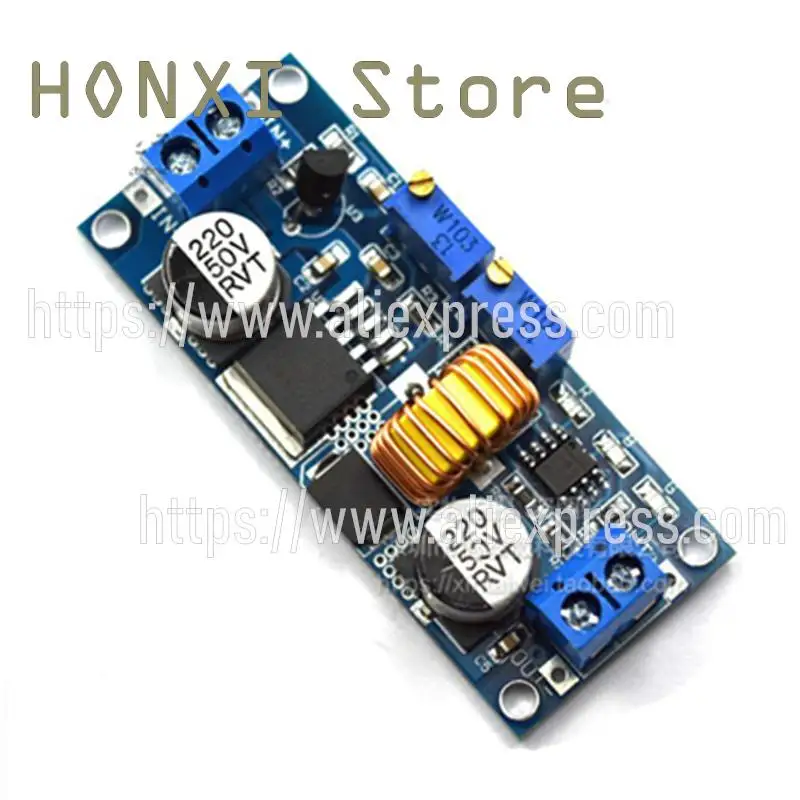 1PCS XL4015 large current 5A constant pressure constant current step-down power lithium battery module voltage regulator module