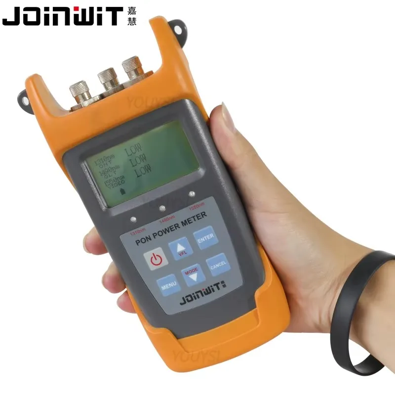 

Joinwit JW3213 PON Optical Power Meter 1310/1490/1550nm FTTX Digital Fiber Tester