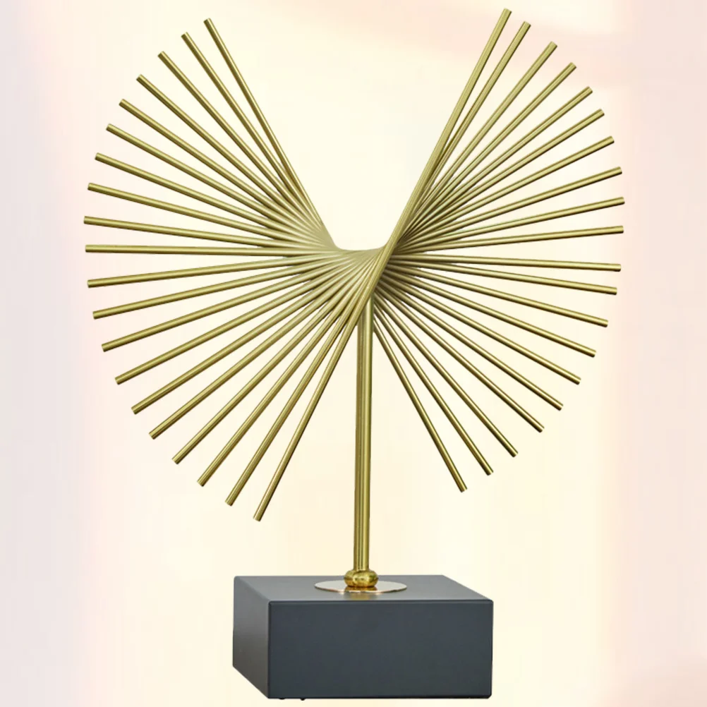 

Sculpture Modern Metal Art Craft For Home Office Desk Decor Table Crafts Desktop Decoration Home Ornament