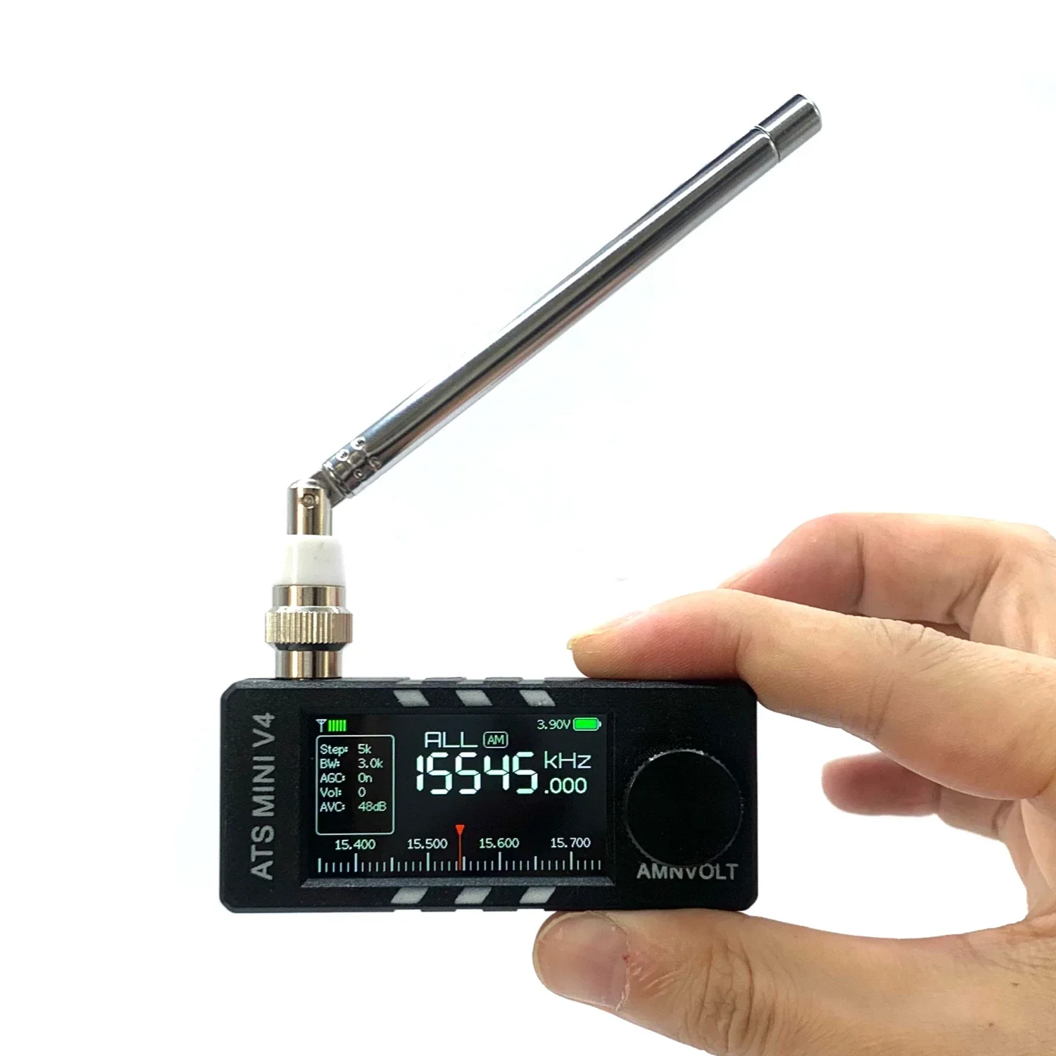 V4 ATS MINI SI4732 Radio ALL Band DSP Radio FM AM SSB LSB USB Receiver, built-in Hi-Z Headphone Amplifier Circuit