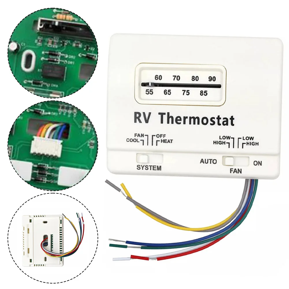 7330G3351 RV Air Conditioner Thermostat Single Stage Heat/Cool For Mach 15 Series RV Air Conditioners Accessories