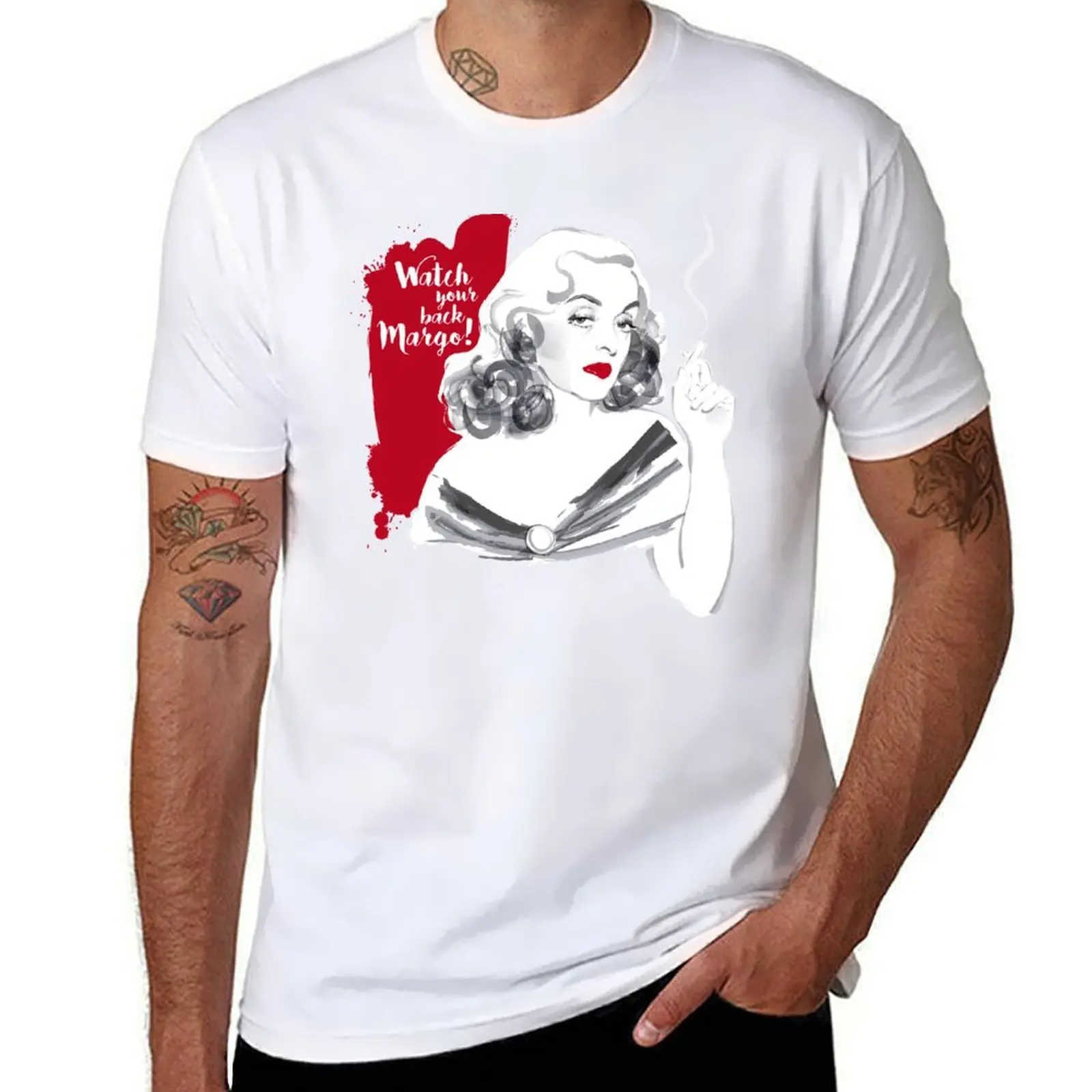 

cotton Margo! 100% graphic shirt personalised t t shirt Watch tshirt your back T-Shirt man