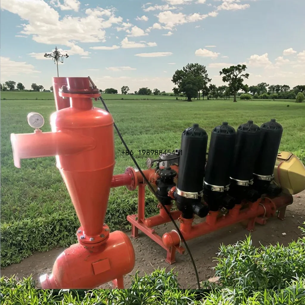 Agriculture High Flow Remote Monitoring Drip Irrigation System Filter with Motor and Automatic Backwash