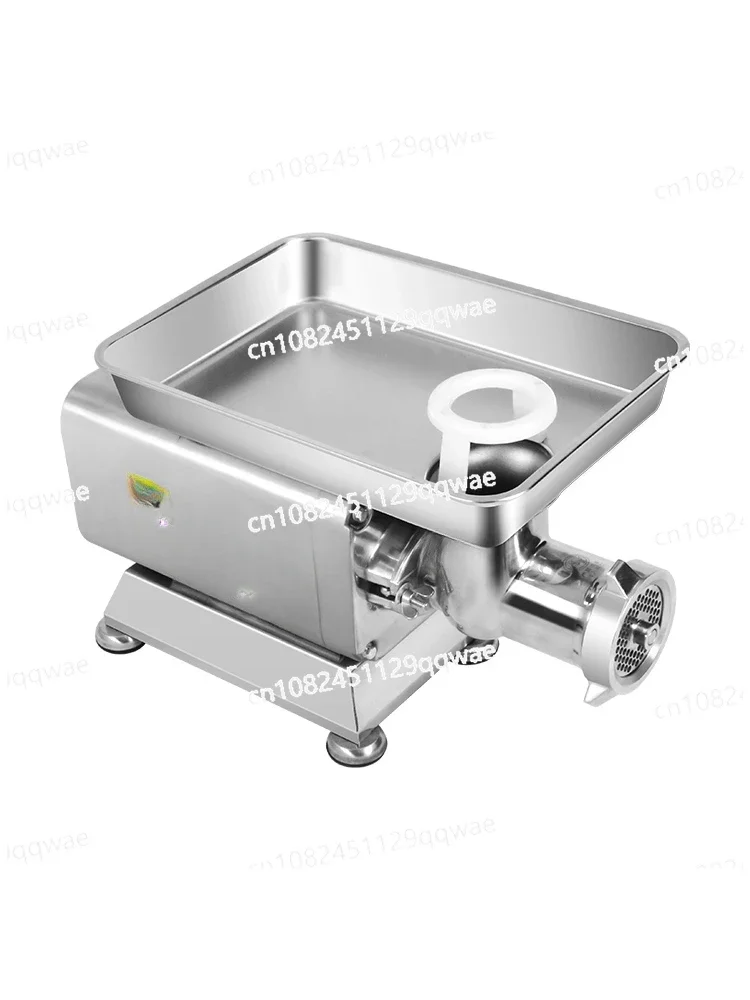 Electric RY22S Frozen Meat Grinder, Commercial Stainless Steel Meat Shop Grinder, Meat Filling Enema Machine