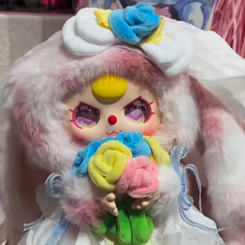 Neue echte Spot Baby drei Jahre alt 20 cm Qixi begrenzte romantische Hochzeit 400 % Serie Blind Box süße Spielzeugpuppe Mädchen Festival Geschenk