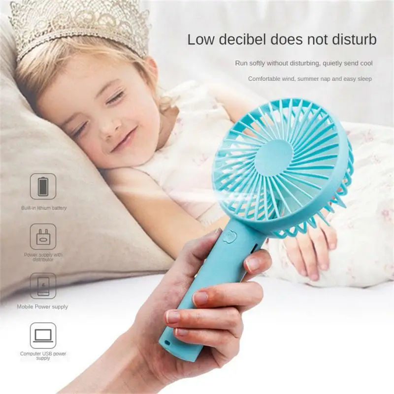 

Hangable Mute Good Looking Desktop Handheld Strong Wind Strong Battery Life Household Air Deflector Small Fan One Key Switch