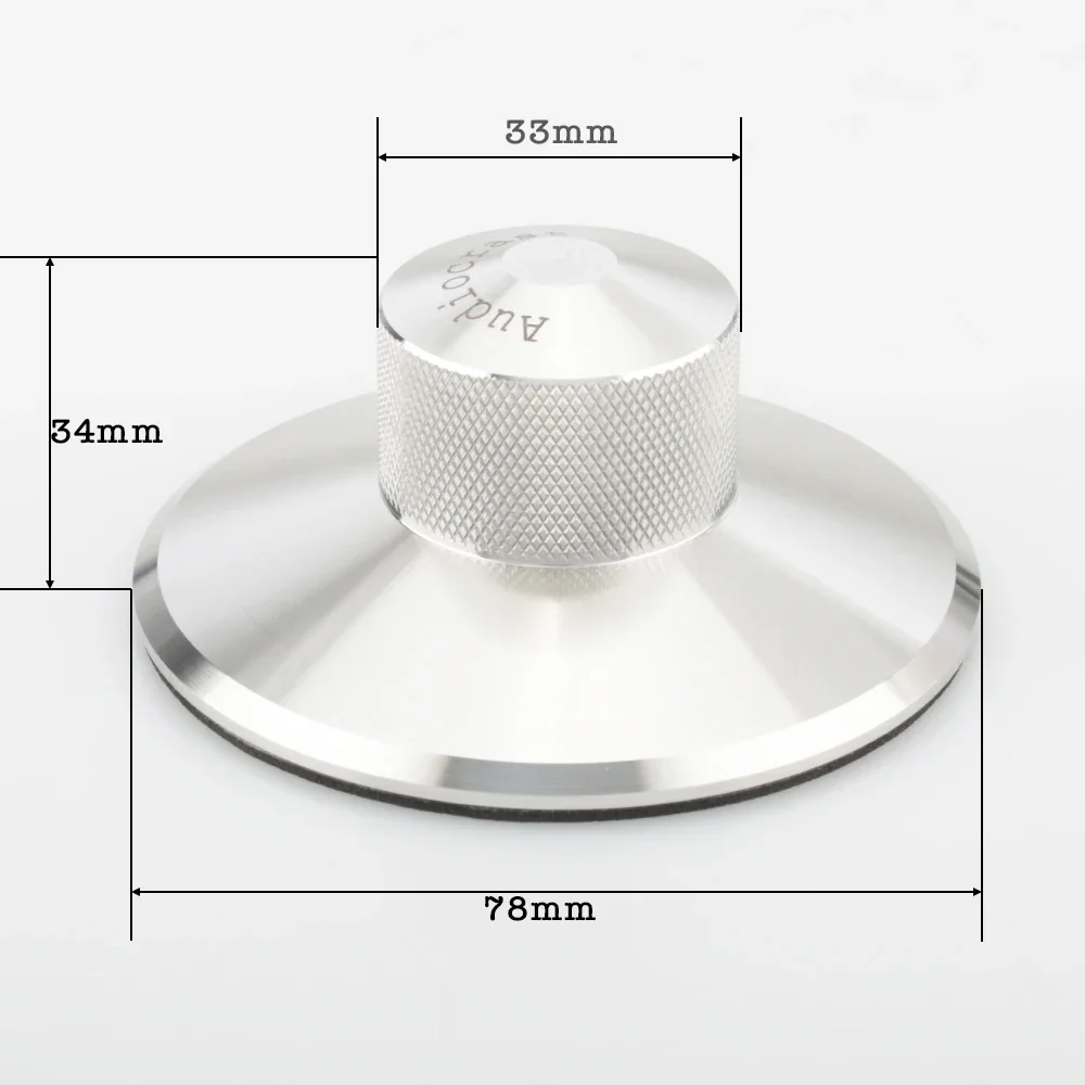 Audiocrast STB01 Stainless Steel Record Weight LP Disc Stabilizer Turntable Clamp HiFi