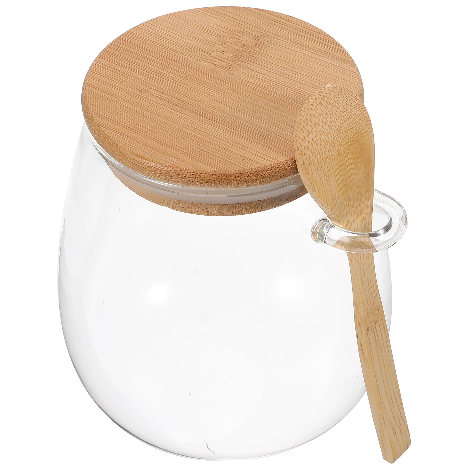 

Glass Tea Sealed Storage Canister Household Kitchen Container Multi function Food Jar Transparent Tea Supply Lid