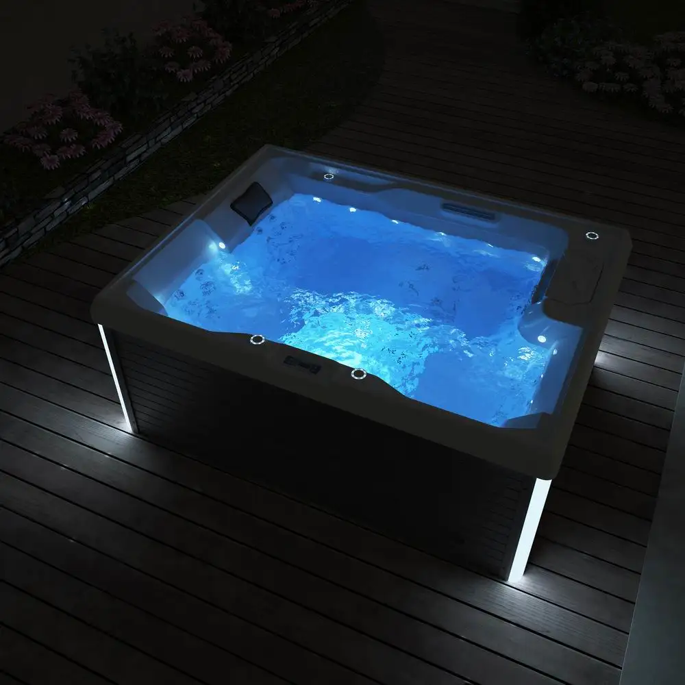 Hot Tub Jacuzzis Outdoor Spa 3 Person for Sale Cheap Price Garden Gazebo Luxury Acrylic Jet Overflow whirlpool Massage Bathtub