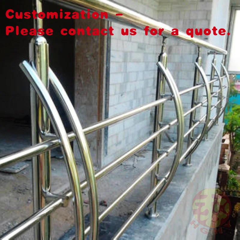 

custom.Stainless Coated Handrails Color Stainless Steel Tubular Handrail Stairs 304 Stainless Steel Guard Rails