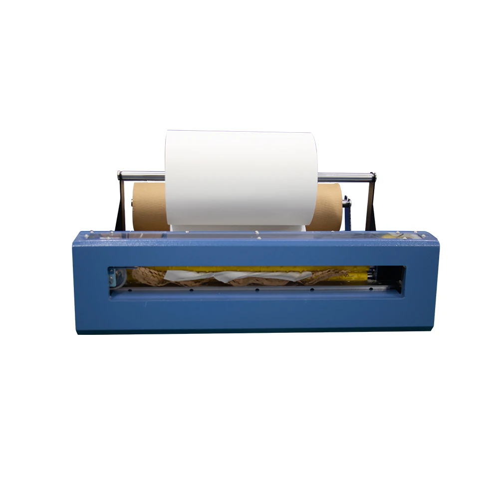 Machine Cutter Automatic Electric Kraft Wrapping Roll Honeycomb Paper Dispenser With Foot Switch for Perfumes Originales