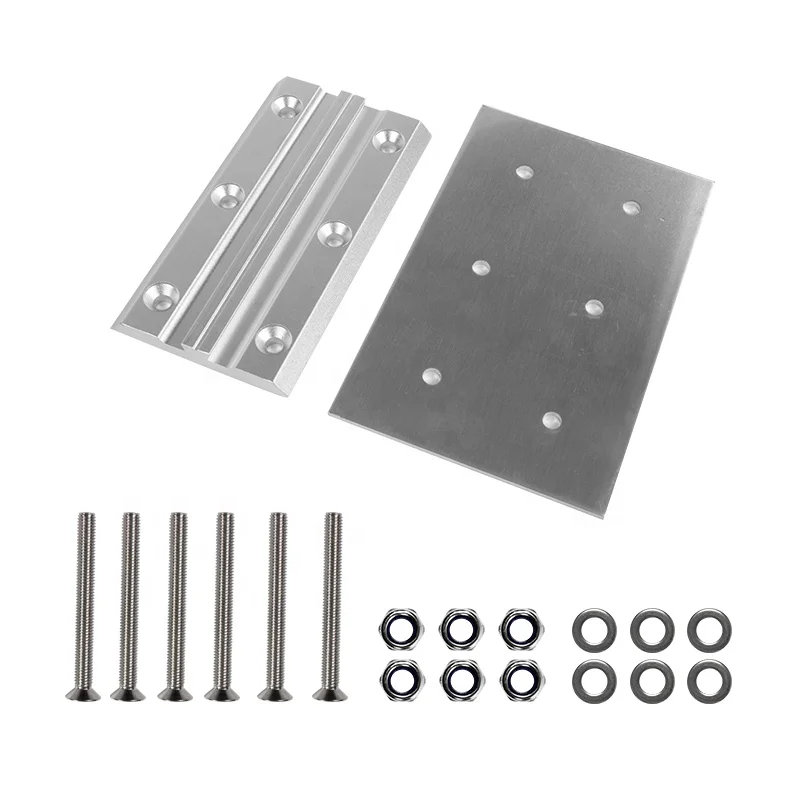 لوح أساسي إضافي من الألومنيوم بـ 6 فتحات لأرجل الطاولة القابلة للإزالة لليخوت RV RV