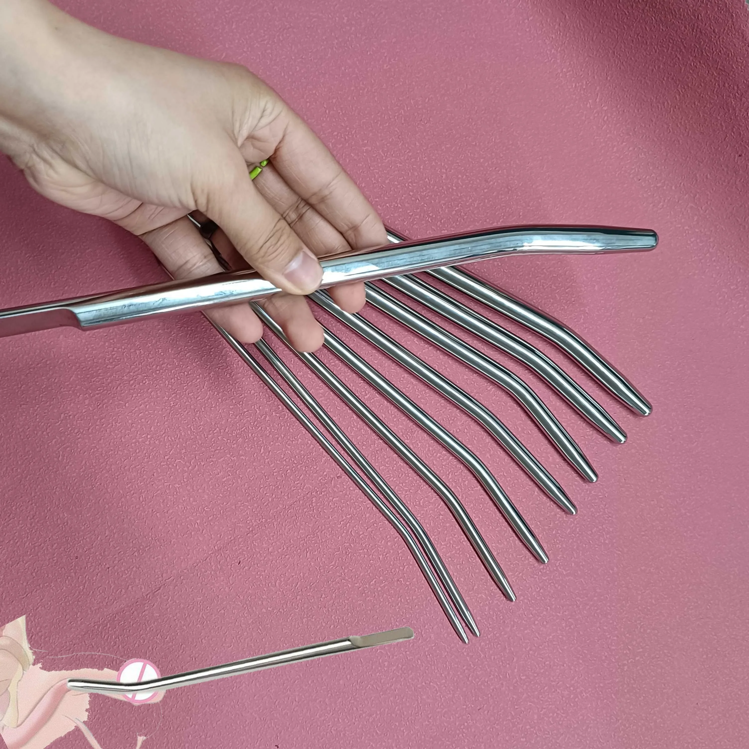 Male Penis Plug Urethral Dilators Sounding Masturbator Erotic Stainless Steel Masturbator Penis Inserts Plug SM Sex Toys for Man