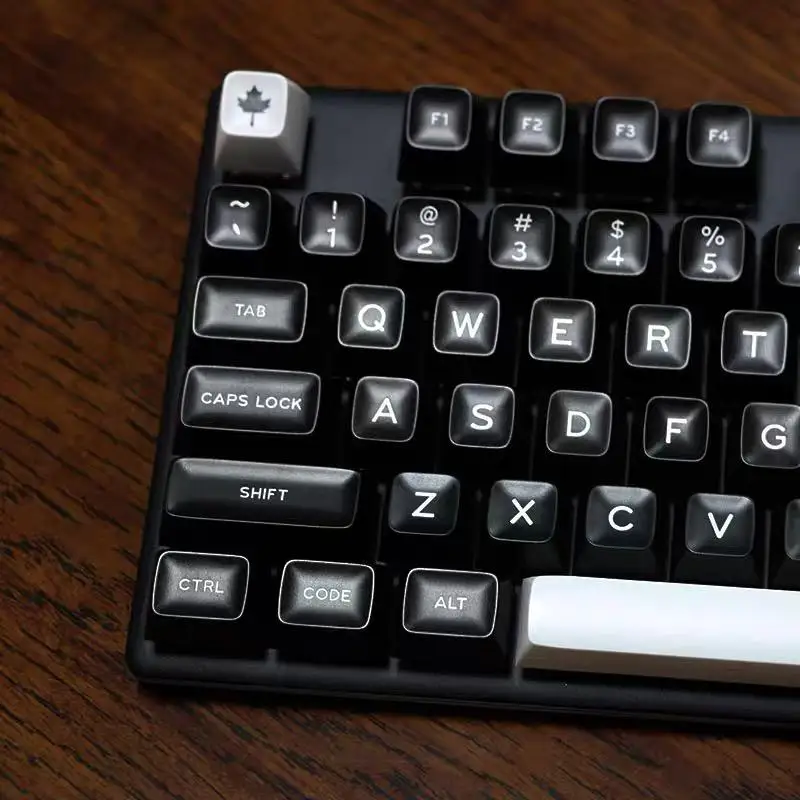 173 Keys WOB SA Profile Minimalist Style Key caps Double Shot ABS Keycaps for Cherry Gateron MX Switches Mechanical Keyboard