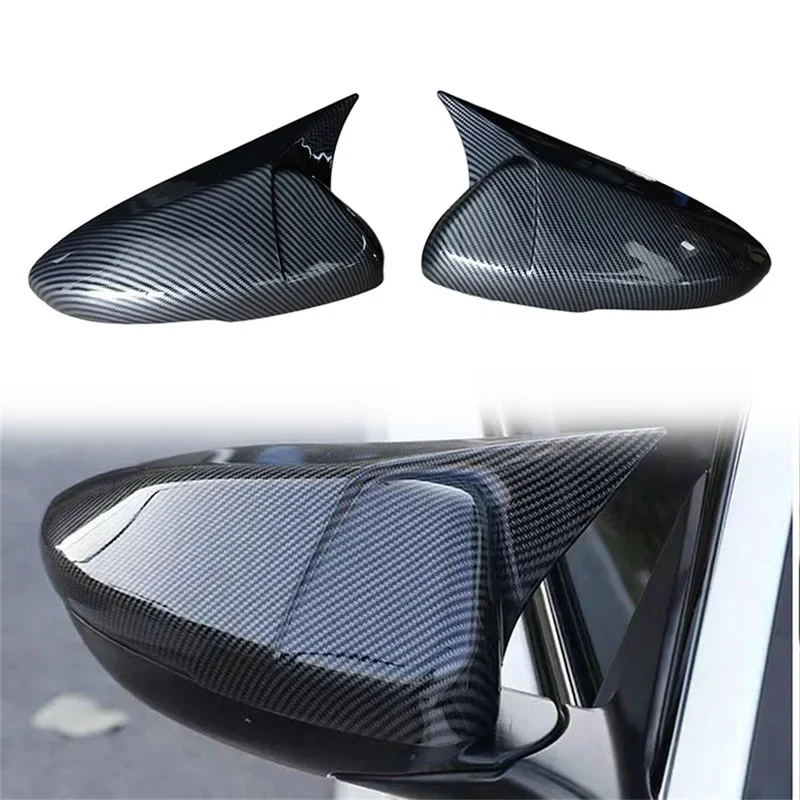 

For Honda Accord 2018 2019 2020 2022 Rearview Side Mirrors Cap Cover Decorative Trim Deluxe Version Carbon Fiber ABS Auto