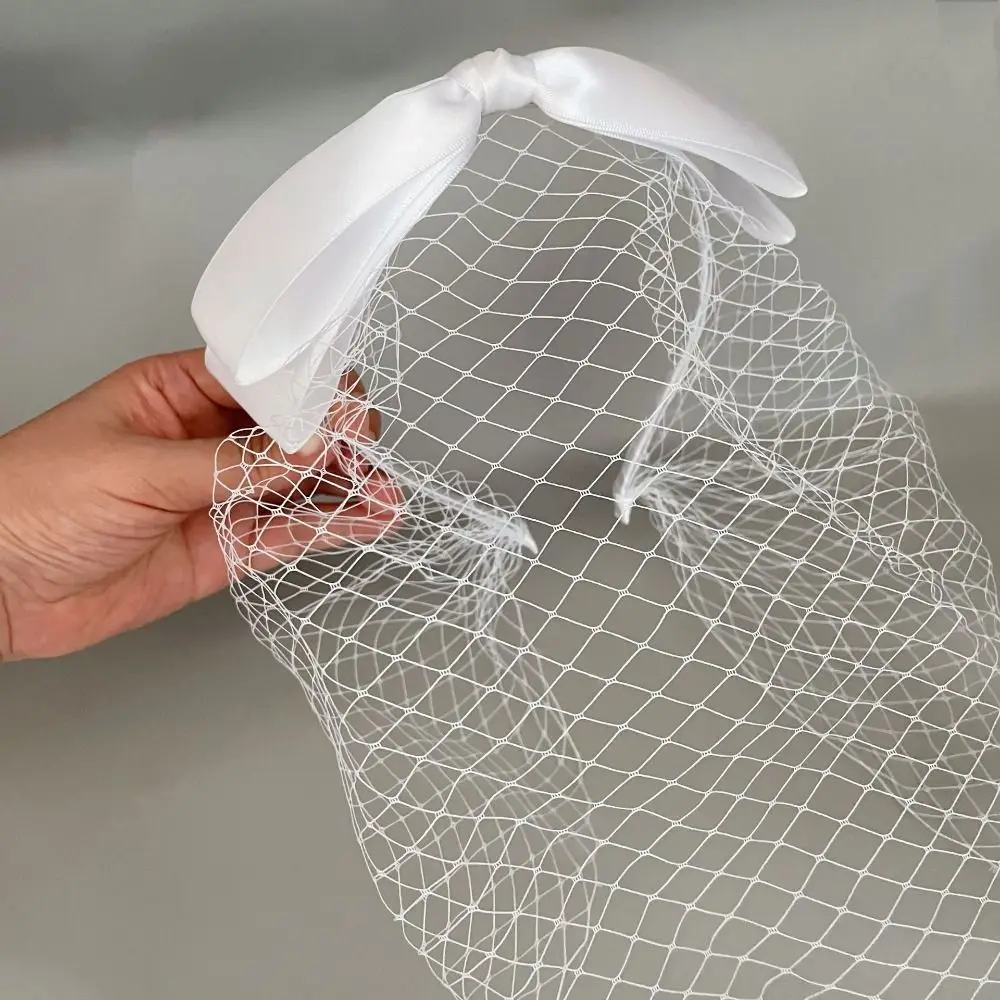 مجوهرات الشعر الحجاب Headbands إكسسوارات الشعر فستان حفلات الزفاف شبكة غطاء الوجه رئيس هوب غطاء الرأس المرأة سيدة فتاة الشعر الأطواق