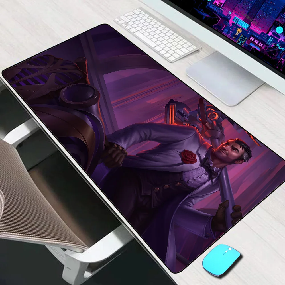 League of Legends Jayce Large Mouse Pad Gaming Accessories Mouse Mat XXL Laptop Keyboard Mat PC Gamer Desk Pad Computer Mousepad