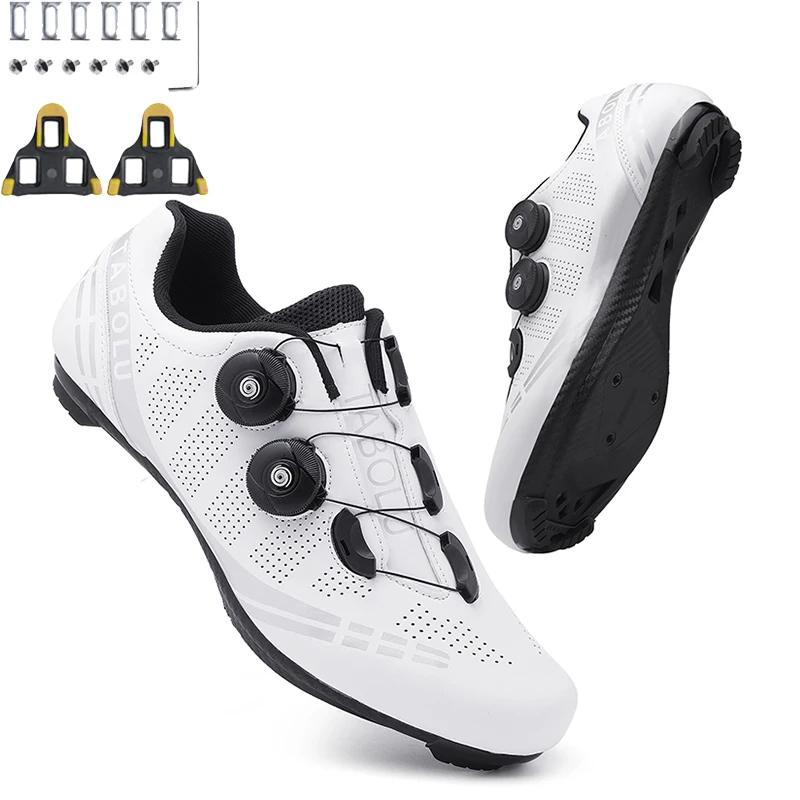 Men Mtb Cycling Shoes Professional Carbon Racing Speed Self-Locking Bicycle Road Bike Women Flat Cleats Mountain Biking Sneakers