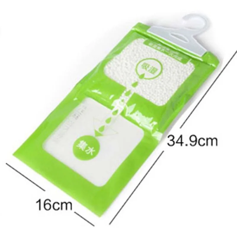 1Pcs Hangable Wardrobe Moldproof Moisture Proof Dehumidification Bag Moisture Absorbing Bag Closet Dehumidizer Eco Friendly