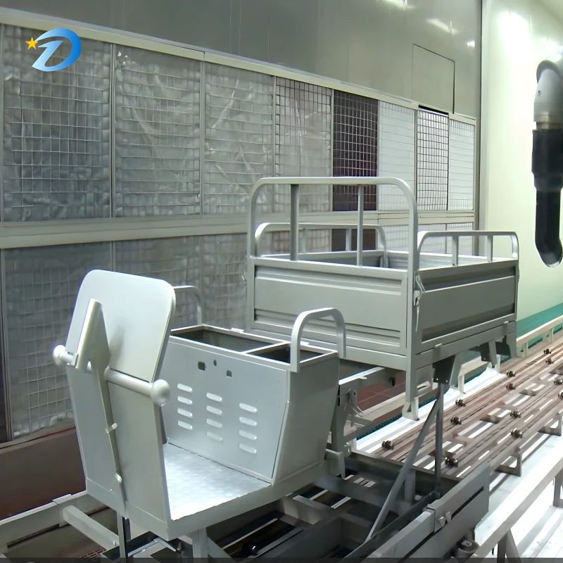 Macchina per la produzione di verniciatura automatizzata Macchina per il trattamento superficiale del telaio del triciclo Macchinari per il rivestimento dei metalli con rivestimento della vernice