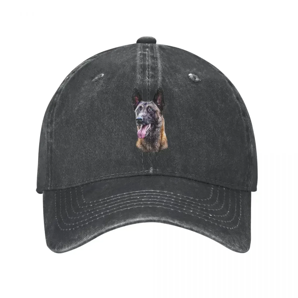 New Belgian Malinois Baseball Cap Shepherd Dog Outdoor Gym Sun Visor Washed Hip Hop Hats Men Women Casual Print Snapback Cap