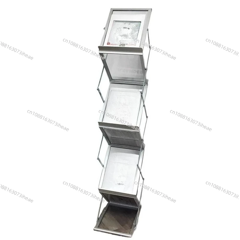 

Складная полка для журналов, настольный органайзер, полка, многофункциональные металлические книжные полки для хранения, офисная библиотека, мобильная мебель для книг