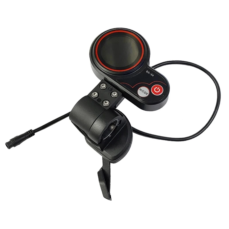 QS-S4 48V-60V pouce accélérateur LCD affichage mètre 6PIN + bouton de commutation Peugeot pièces accessoires pour zéro 8 9 10 8X 10X scooter électrique