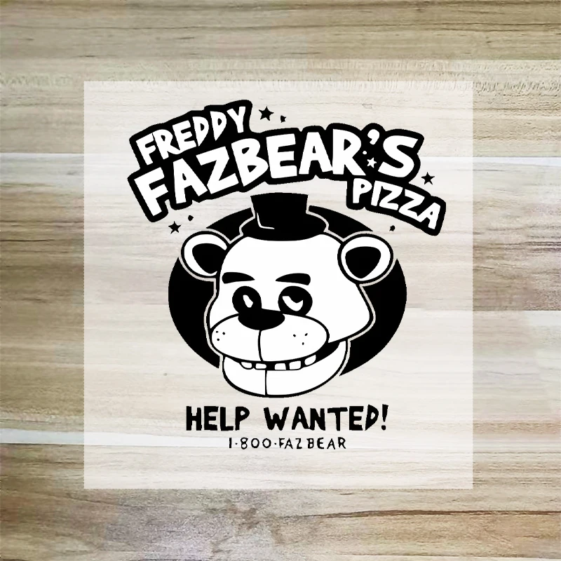 ファイブナイツアットフレディーズ アイロン接着熱転写ステッカー アニメ FNAF DIY Tシャツ 熱転写ステッカー ゲーム 大人 子供用 パッチ 衣類
