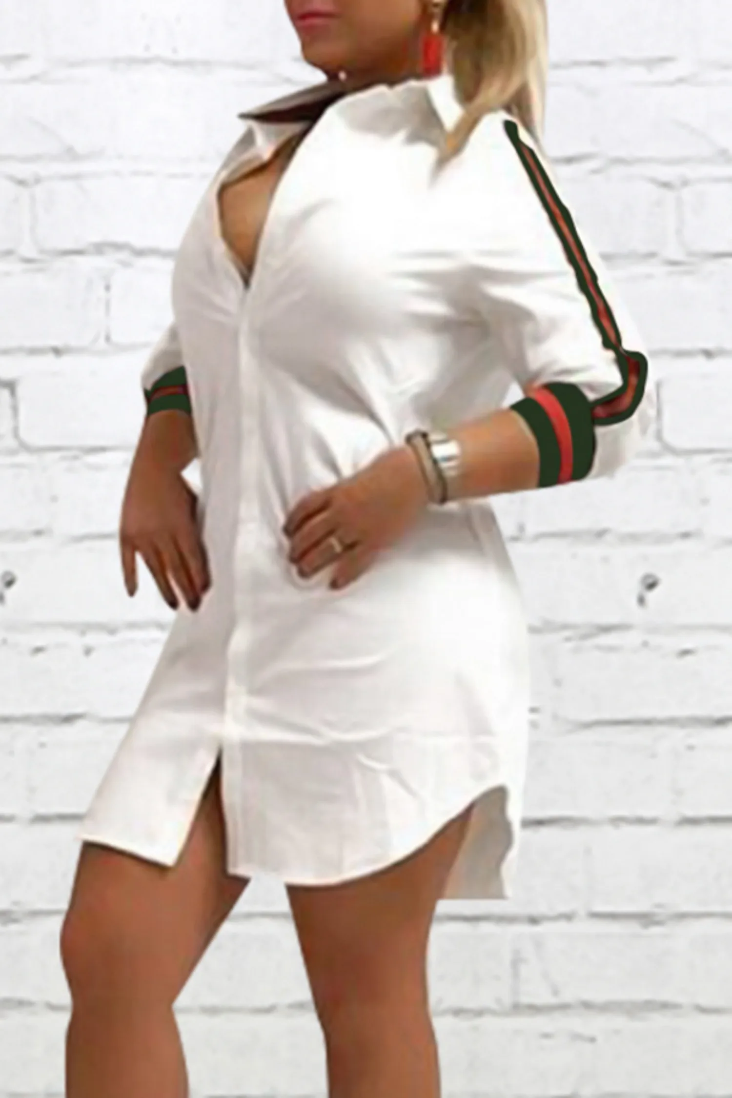 فستان نسائي تي شيرت فستان كاجوال قصير فستان سيدة مثير