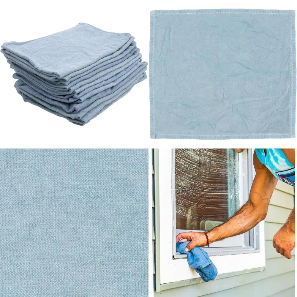 

Экологичные многоразовые салфетки для уборки: 100% хлопок, впитывающие, моющиеся, 24x16 дюймов, 96 штук в упаковке для дома, автомобиля и мытья окон