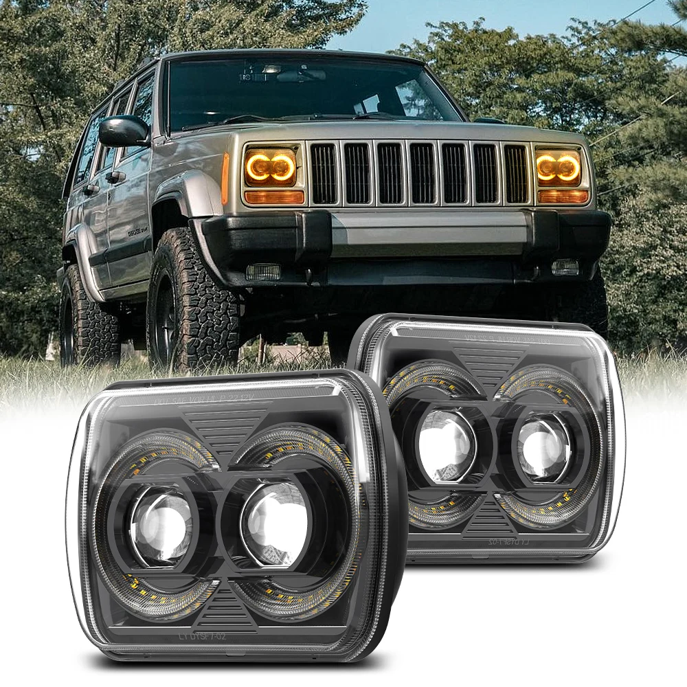 5x7Inch LED Lights Sealed Beam H4 7x6