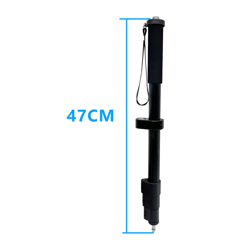 Poteau de centrage télescopique portable, 47 à 150cm, RTK, GPS, arpentage, le plus récent, alliage d\'aluminium, poids léger